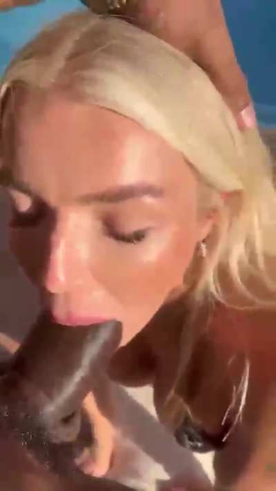 Hot Blonde Babe Built for BBC