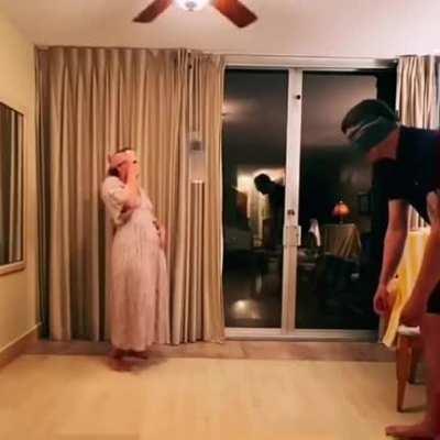 Just a couple bonding while being dudes