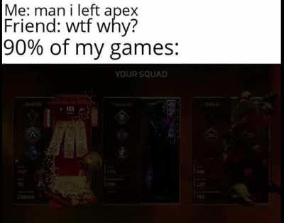 Cheers, Apex (Context: My game freezes every single time when this happens, making me leave and rejoin game.)