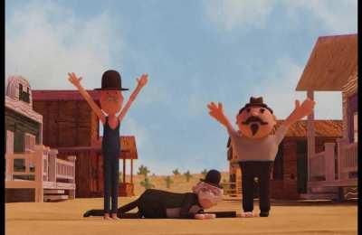 A short animation I made paying a little homage to 60's westerns :)