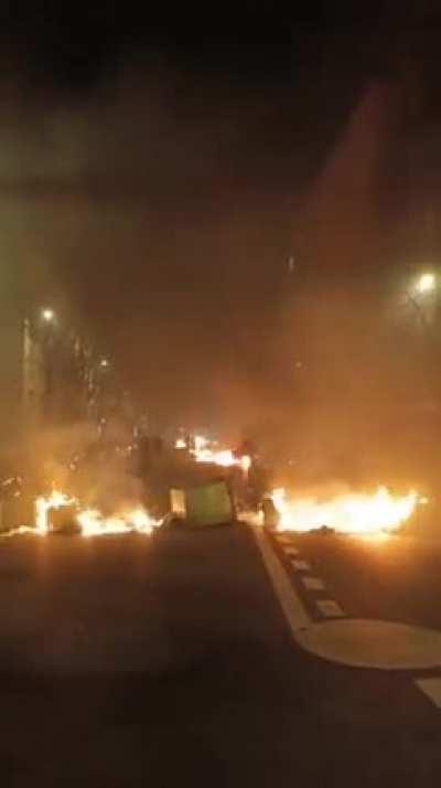 Paris on fire after confirmation of retirement age up from 62 to 64, this week gonna be fun.