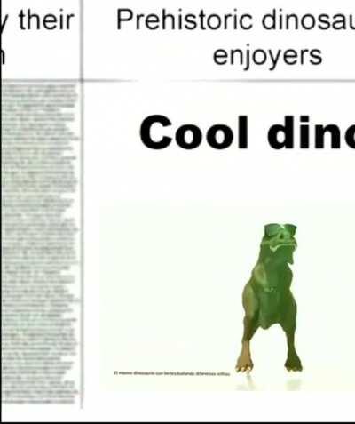 average dino enjoyer