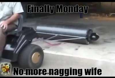 Thanks, I hate rolling wife.