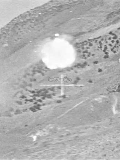 Mikoyan-Gurevich MiG-17 loses its starboard drop tank to 30mm cannon fire from a Dassault Mirage III during the 1967 Arab–Israeli War