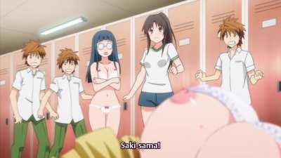 both of them sucking their boobs