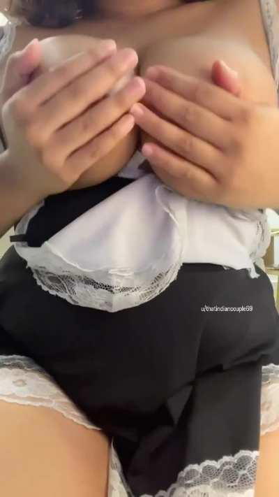 My chubby Indian tits just wants to get fondled all day long 