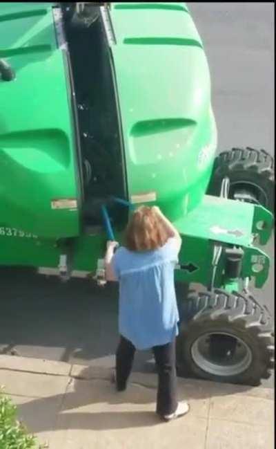 A little broad daylight sabotage