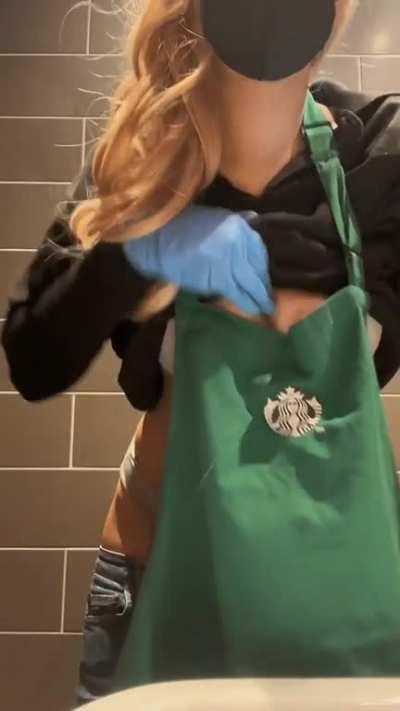 Sneaking into the restroom every chance I get to do this