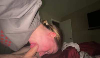 Fucking my own throat like a good girl 
