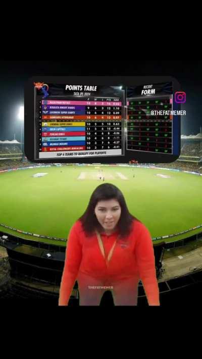 Kavya maran post match celebration 