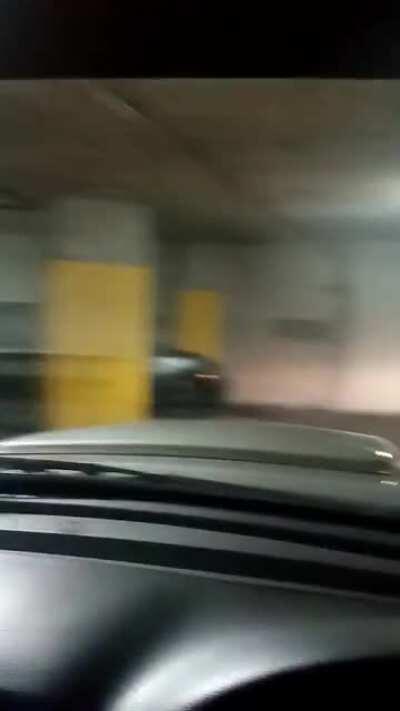 This Labyrinth of an Underground Parking Garage.