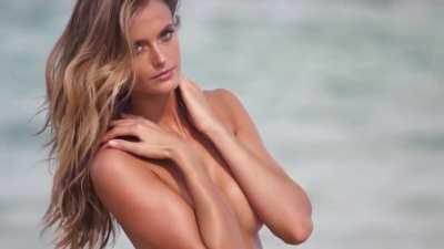 Looking so hot in that golden skirt