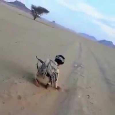 Lighting a cigarette in Arabia