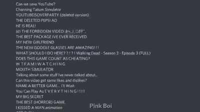 Oh so you watch Pewdiepie? Name every video.