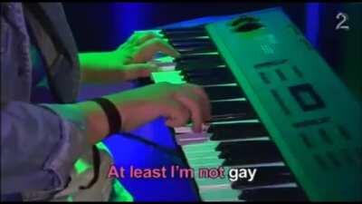 He is rolling away 😳