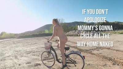 [M/S] When Your Hot Blonde Mom with Big Tits Asks You To Go Cycling With Her