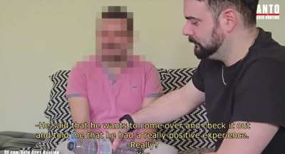 Straight Married Installer Comes Back for Another Blowjob