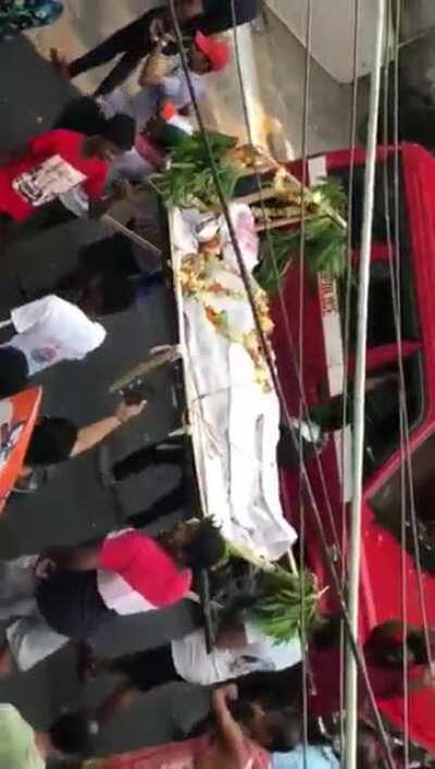 TMC's victory parade in west bengal.