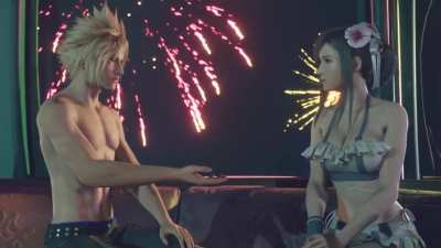 The best couple to kiss in fiction, happy kiss day for Cloud and Tifa! 😍