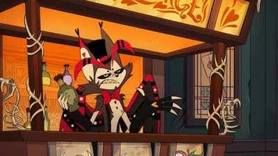 Sign up at http://hazbinhotel.com for a holiday gift from Hell's finest bartender, Husk. #hazbinhotel