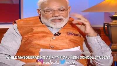 Modi Ji in Death Note