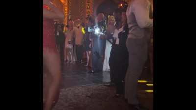 Trump’s elaborate Gatsby-themed Halloween party featured showgirls and performances set to ABBA, Beyonce, and Chappell Roan