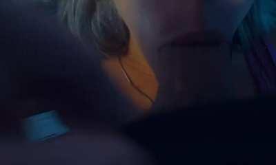 Love sneaking off to deepthroat his gigantic cock