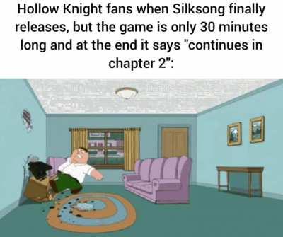 Imagine if Team Cherry did this small amount of tomfoolery