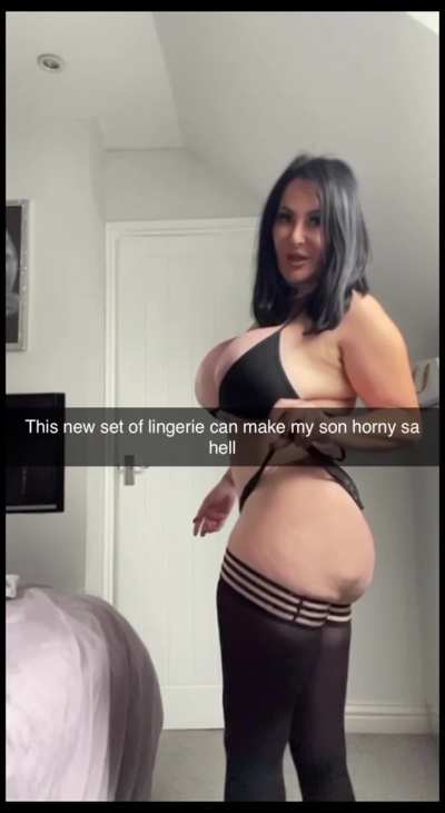 This lingerie set makes my son horny as hell