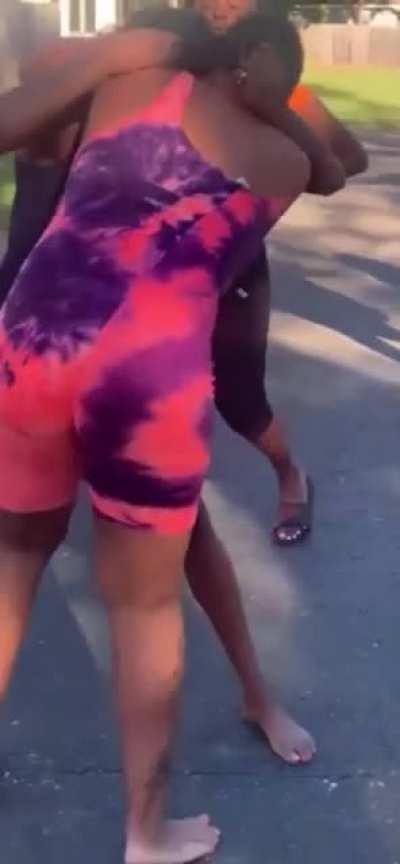 Hood fight ( a bit of titty too)