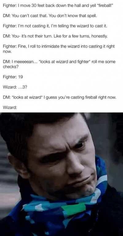 Can you intimidate someone into better initiative?