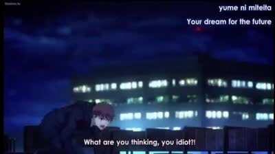 The exaggerated swagger of a Rin Tohsaka