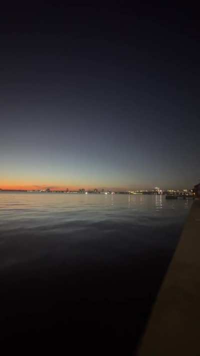 River Road last night during sunset, moon setting not far behind! Magical 🤩