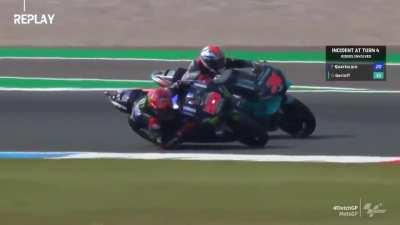 Fabio welcomes Garrett Gerloff to MotoGP