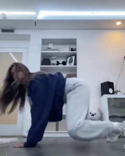 Madison practicing the WAP