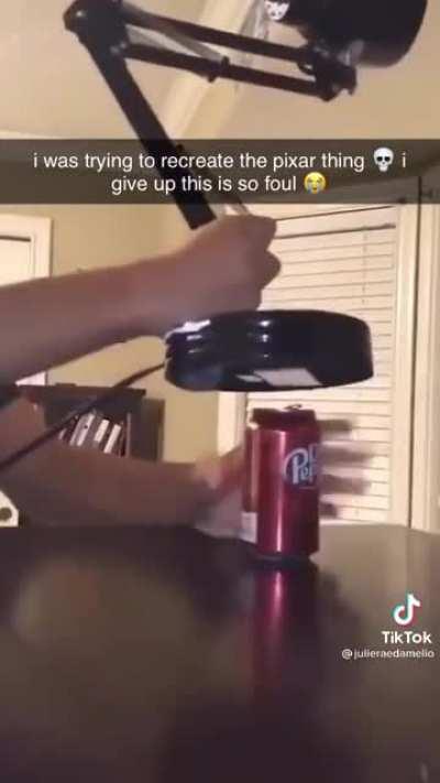 Silly Chinese lamp is no match against the strength of single use American products