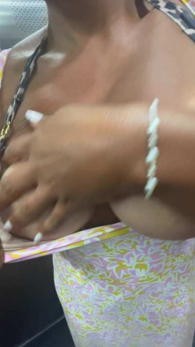 Mommy’s tits would look nice bouncing off of your face.