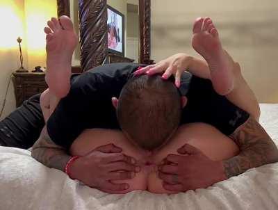 I love having his tongue in my holes daily