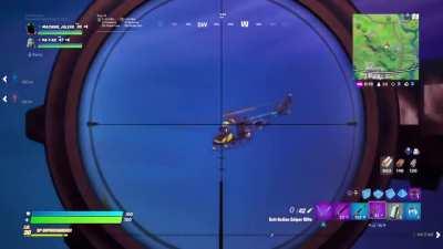 I dont know how I hit that shot.