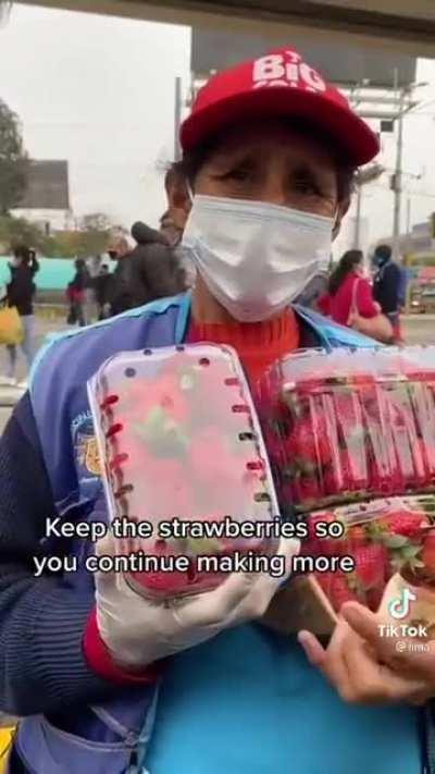 Her reaction is priceless