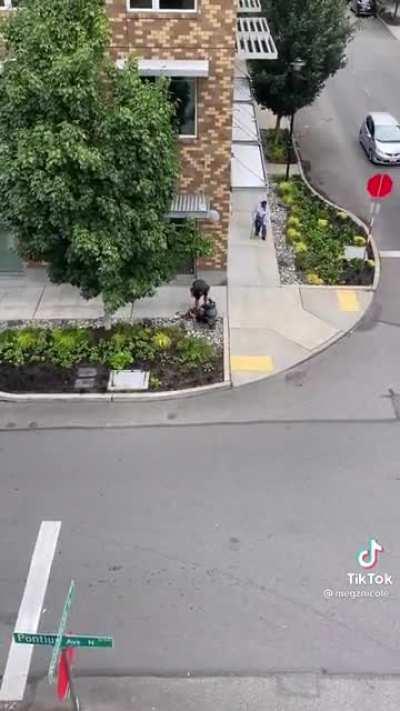 Gets rocked for throwing rocks.