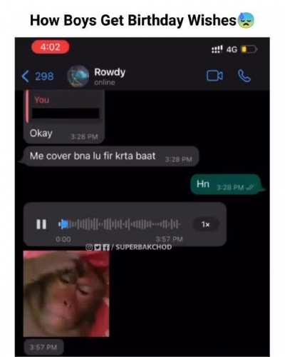 Nhi Mei toh bus Reddit pe rounga ki wish me it’s cake day …