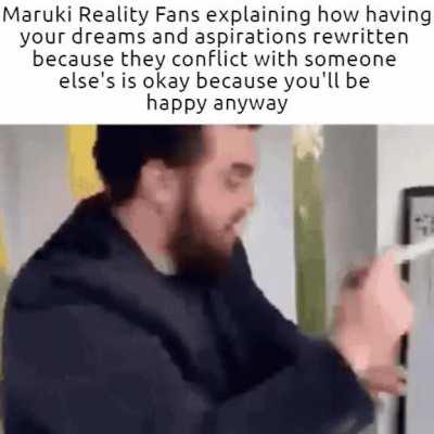 Don't you want to be happy?