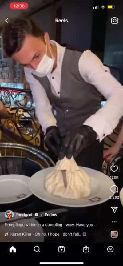 Would you like some dumpling with your dumplings