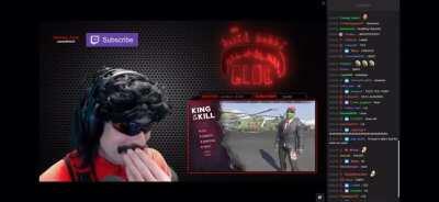 Apart from when Agent 47 himself attempted (and failed) to assassinate him, this is the closest I’ve seen the Doc to breaking character...