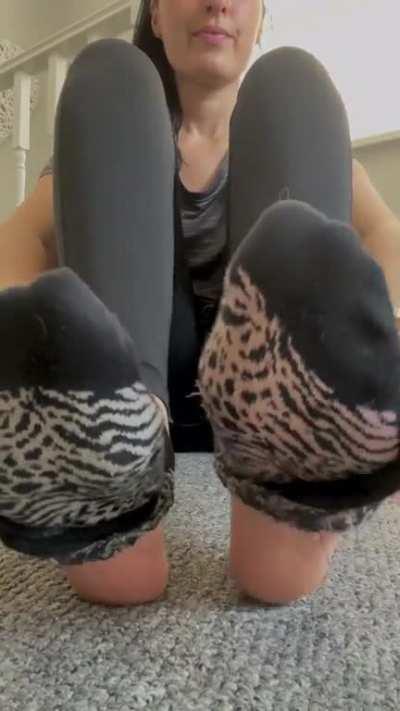 Could do with a foot rub after that jog, any offers ;)