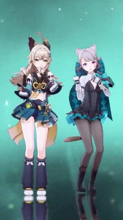 Kirara and Lynette ~ Aibao Dance Hall. (@gosari542)