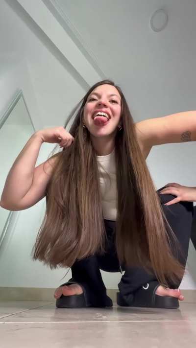 Come here little one, your giantess is drooling with hunger to eat you whole