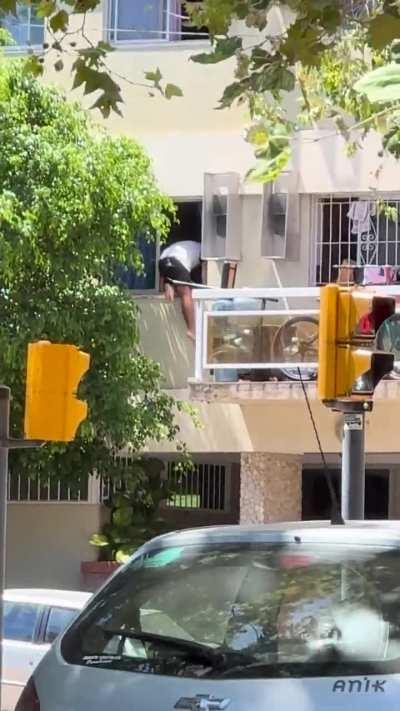 Mamífero bípedo vulnera domicilio a plena luz del día