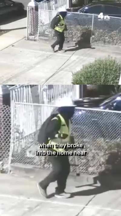 Thieves in new york city (two dressed as construction workers) break into a home and steal over $3 million dollars worth of jewelry